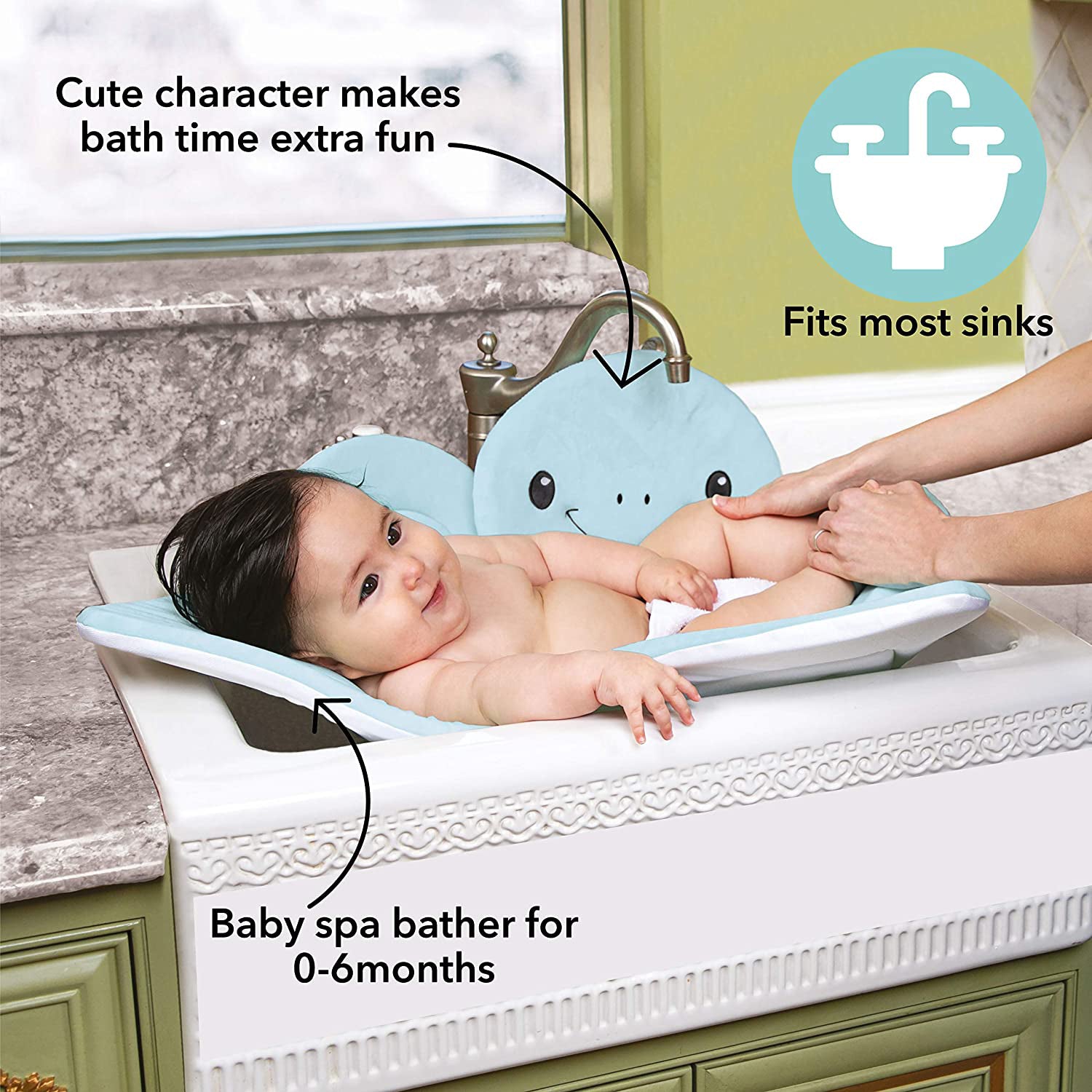 Baby Bath Sink & Tub Cushion (0DOX)