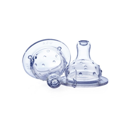 Non-Drip Wide Neck Replacement Nipple - 2 pack (XDYK)