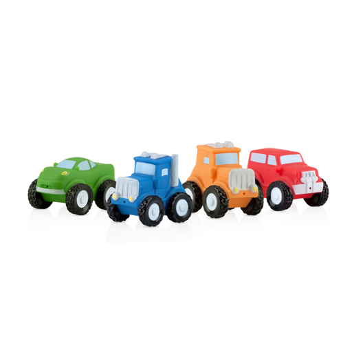 Squirt Wheels Bath Squirters - 4 pack (ZVJ6)