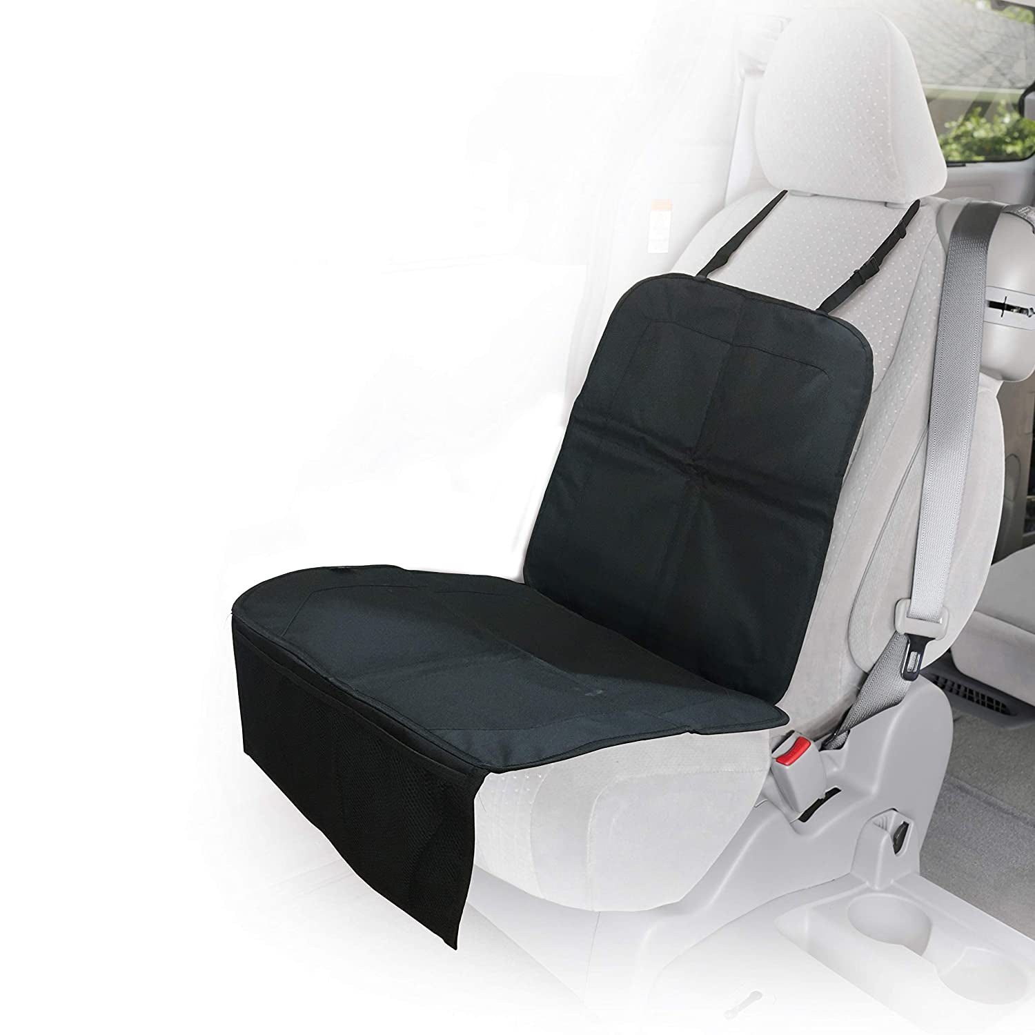 Car Seat Protector with Storage Pouch (4CH6)