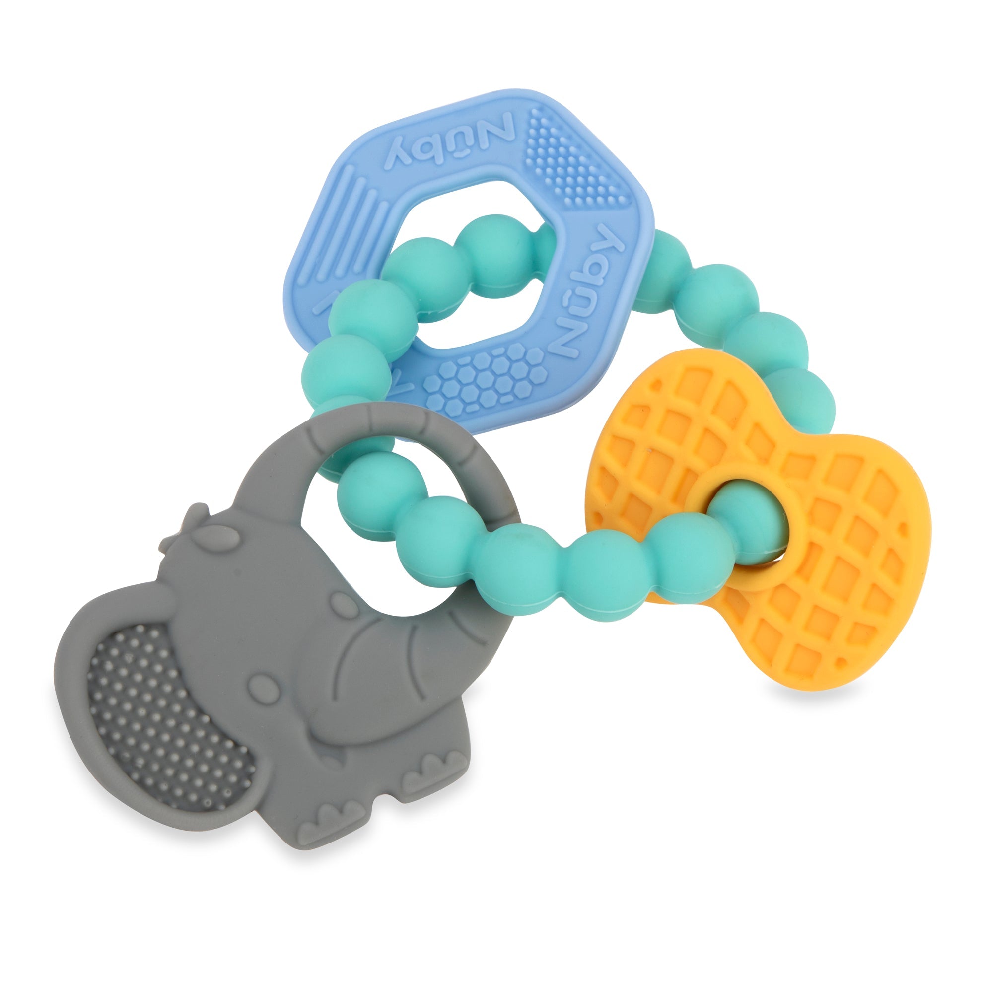 Soft Silicone Chewy Charms Teething Ring (BCAD)