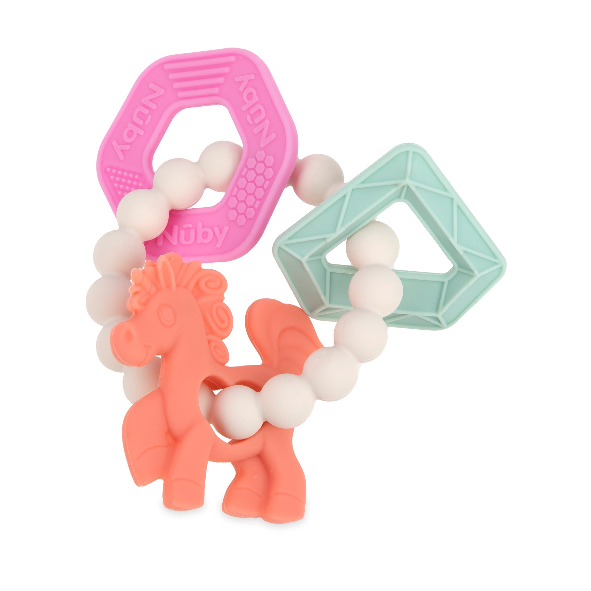 Soft Silicone Chewy Charms Teething Ring (BCAD)