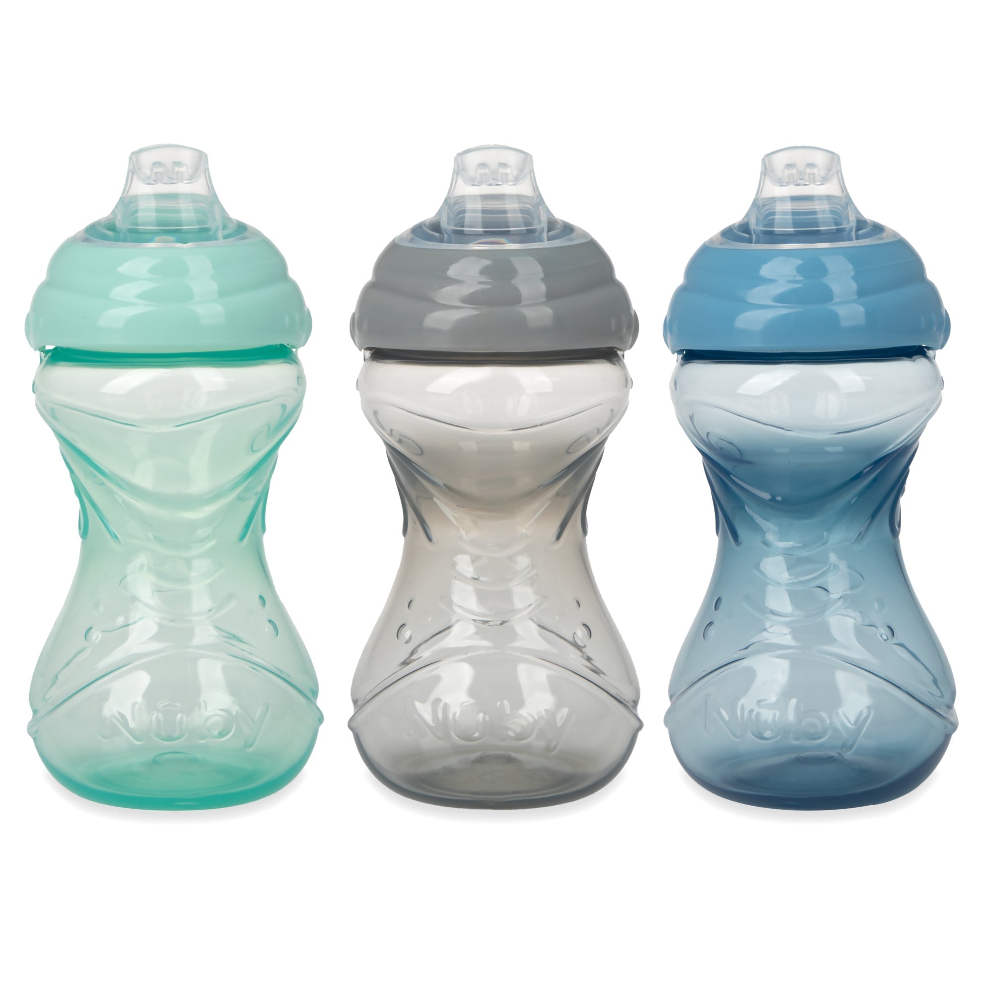 Clik-It Soft Spout Easy Grip Sippy Cup (3 Pack) (S62G)