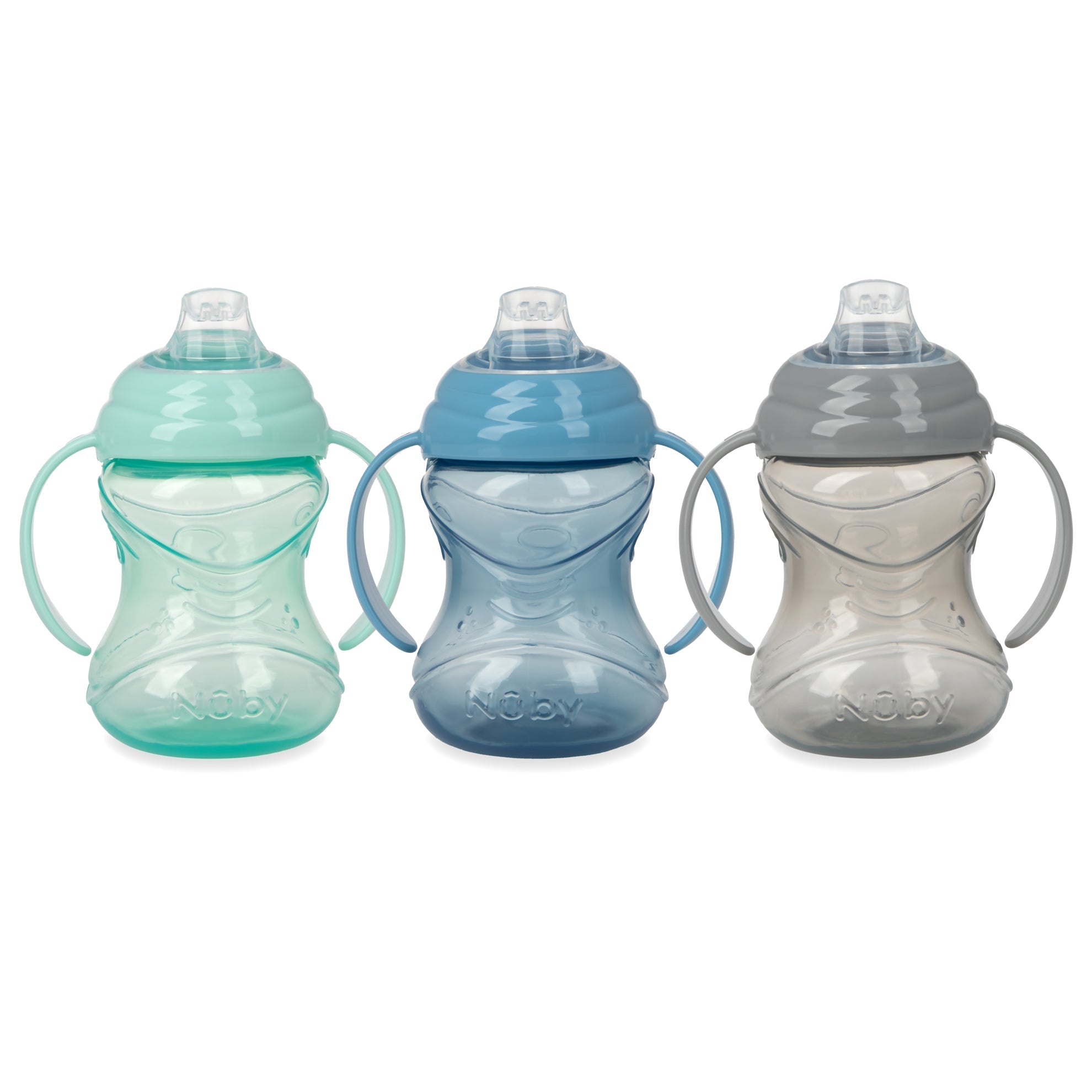Clik-It Soft Spout Grip N' Sip Trainer Cup (3 Pack) (TNBX)