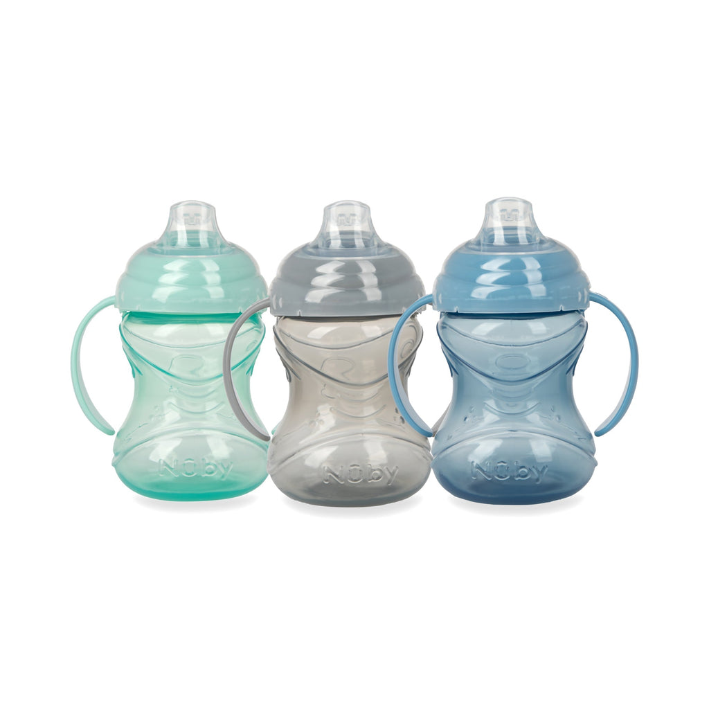 Clik-It Soft Spout Grip N' Sip Trainer Cup (3 Pack) (TNBX)