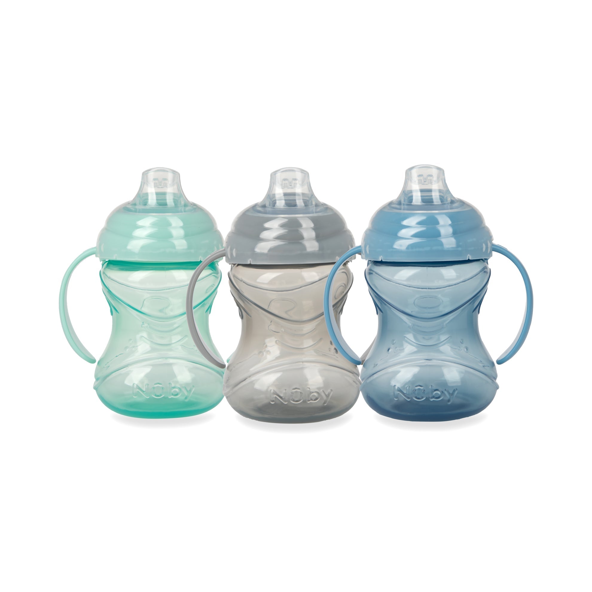 Clik-It Soft Spout Grip N' Sip Trainer Cup (3 Pack) (TNBX)