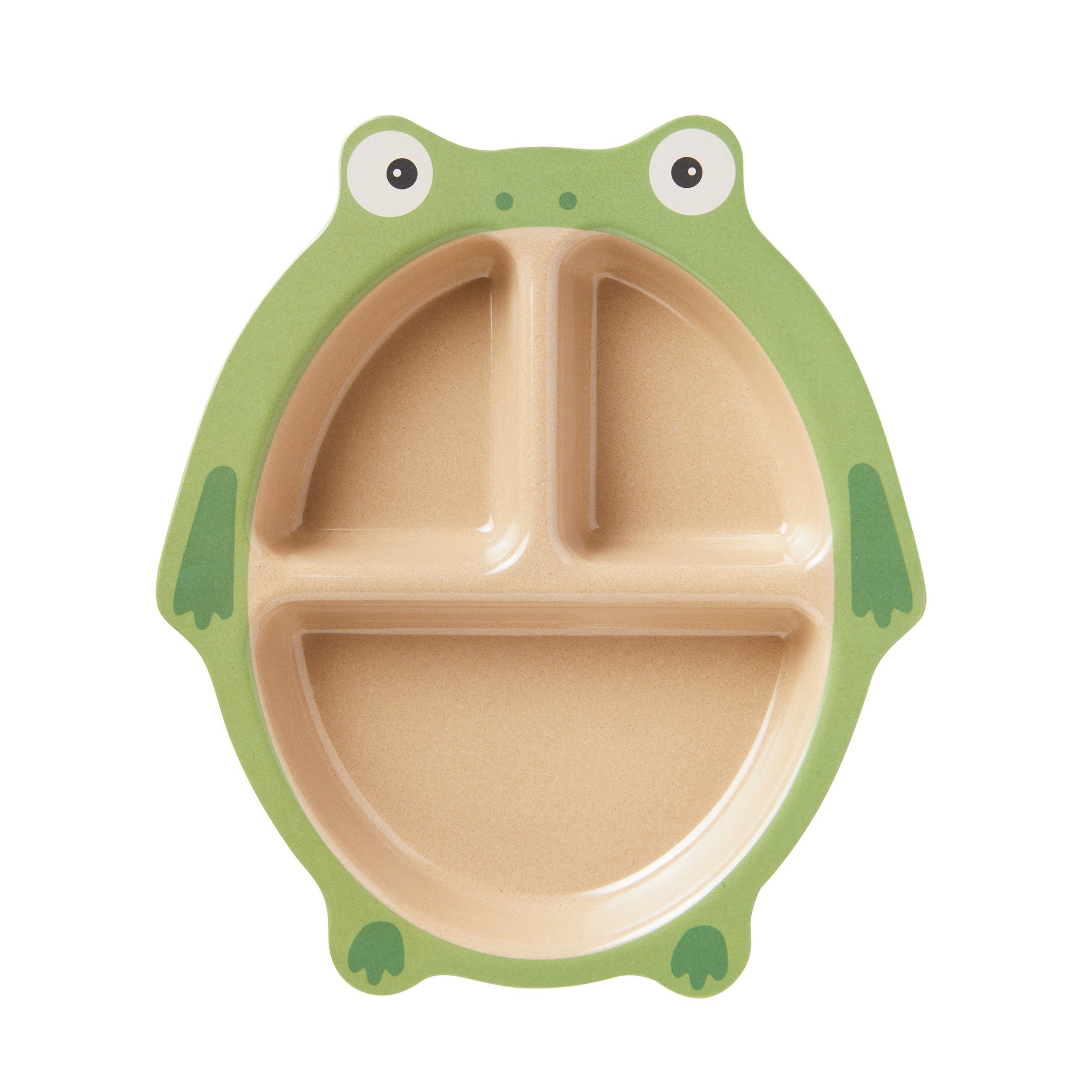 Eco Rice Husk 3-Section Plate (ZA4S)