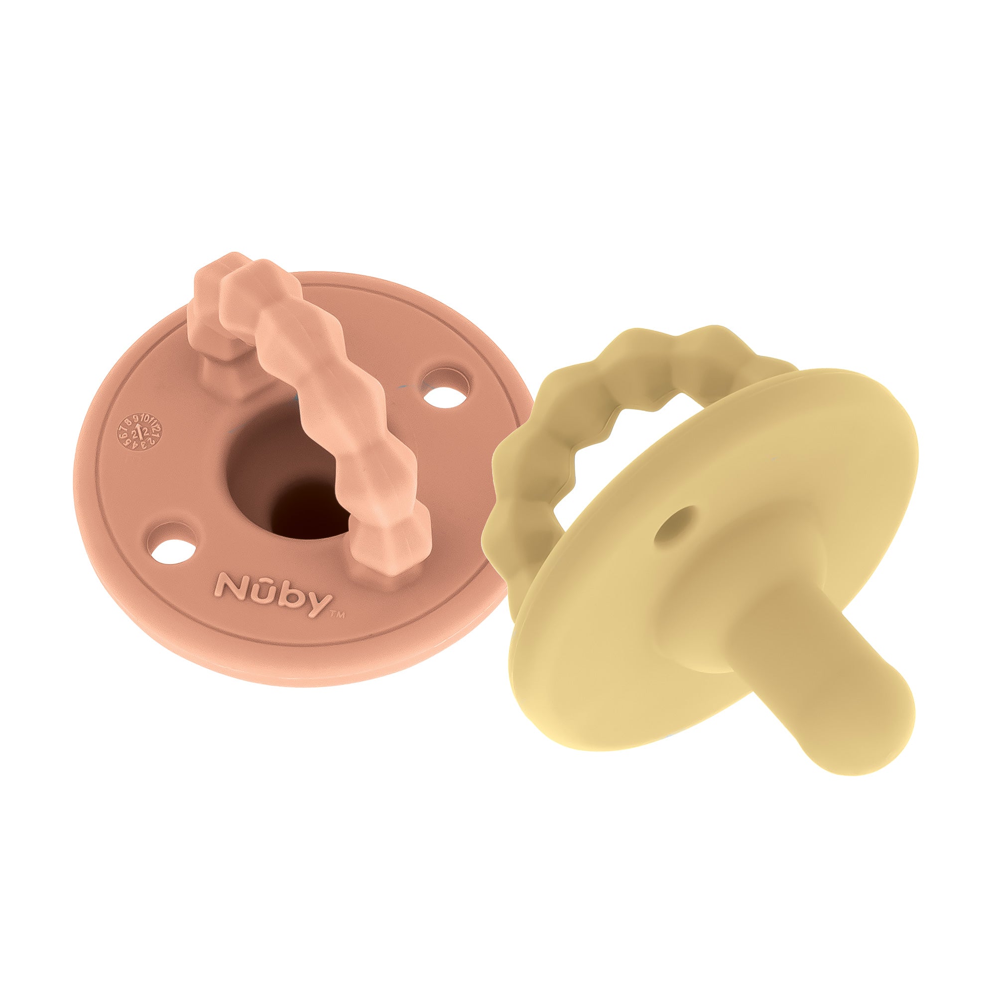 Silicone Softees Pacifier & Teether (2 Pack) (O3ZK)