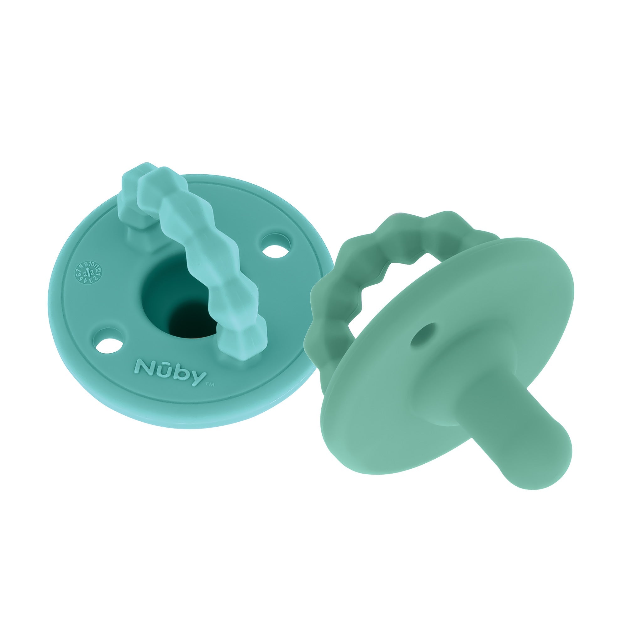 Silicone Softees Pacifier & Teether (2 Pack) (O3ZK)