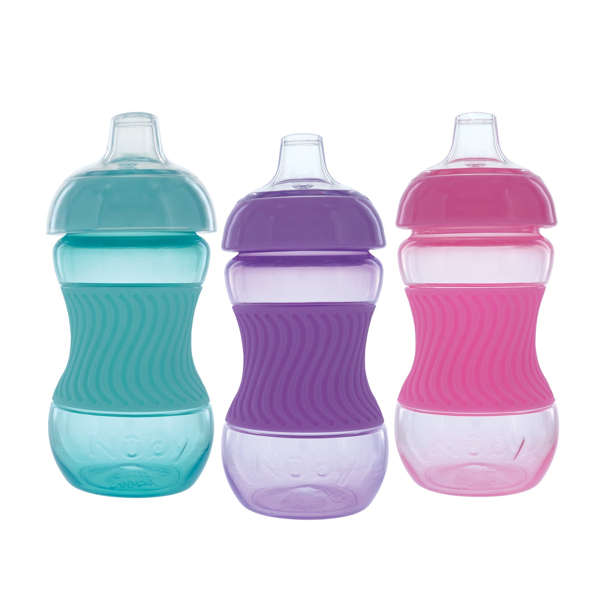 Mini Gripper Soft Spout Sippy Cup with Sleeve (3 Pack) (QHU4)
