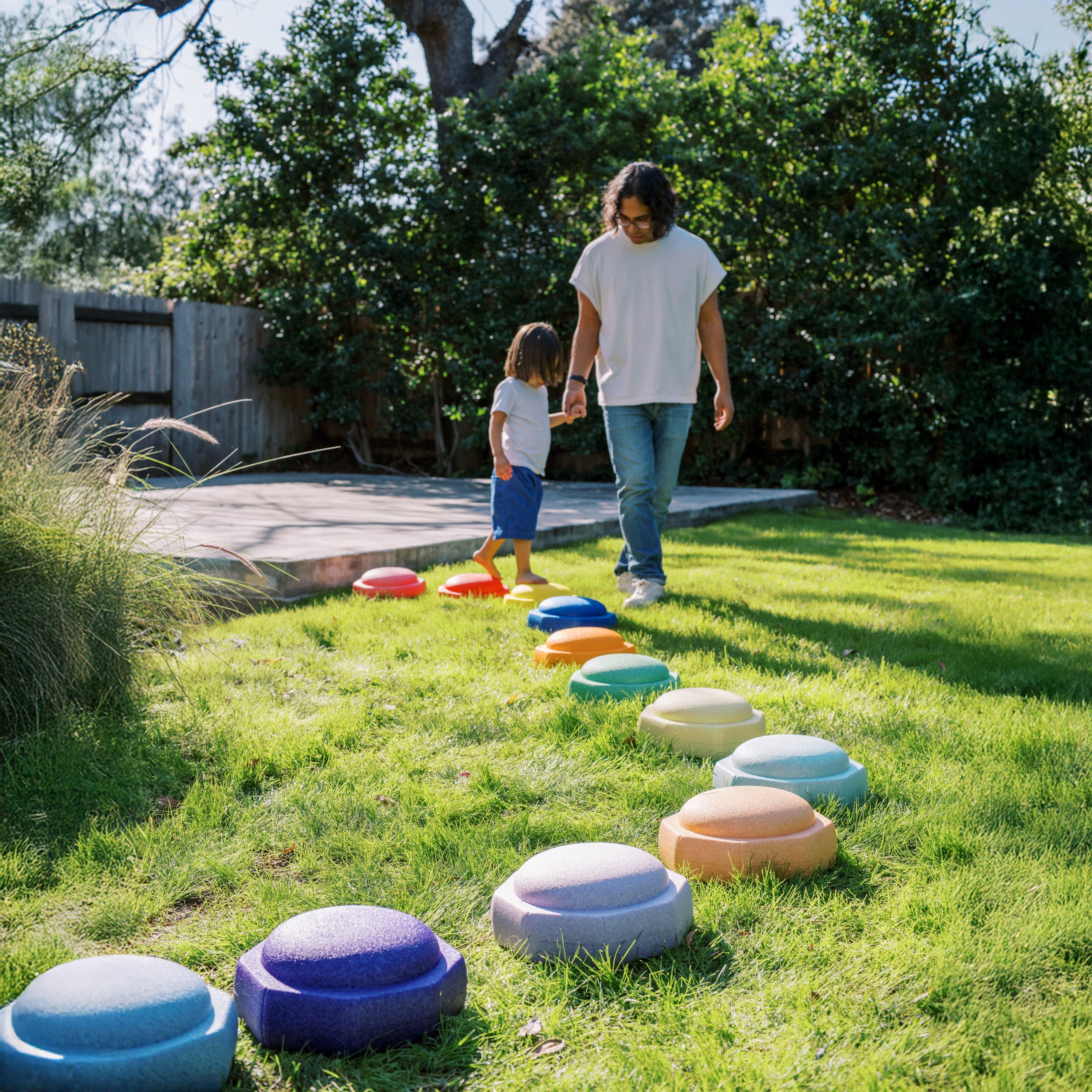 StepPebbles and FREE Balance Board | Pastel (KZQ3)