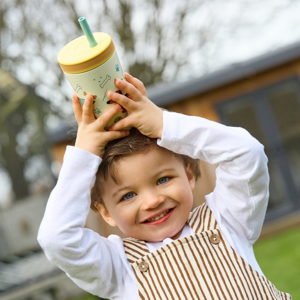 Thirsty Kids Flexstraw Stainless Steel Cup | Dogs (PN9D)