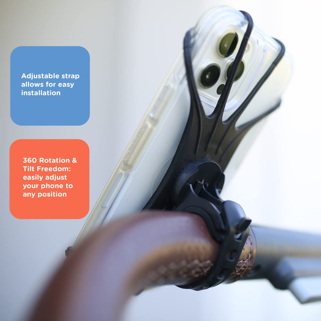 Silicone Stroller Phone Holder (2 Pack) (GS3F)
