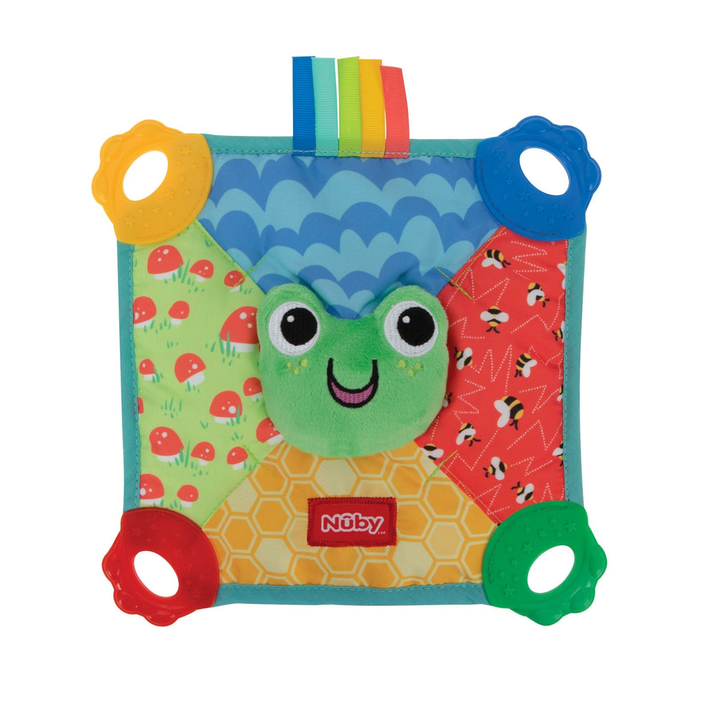 Plush Pal Teether Blankie | Frog (JCVK)