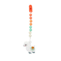 Silicone Teether with Pacifier Clip | Llama (WLYE)