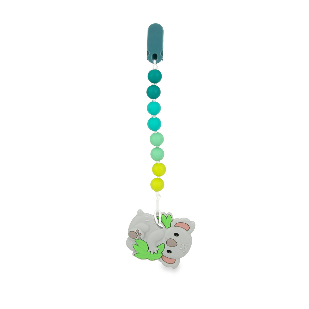 Silicone Teether with Pacifier Clip | Koala (Q9IP)