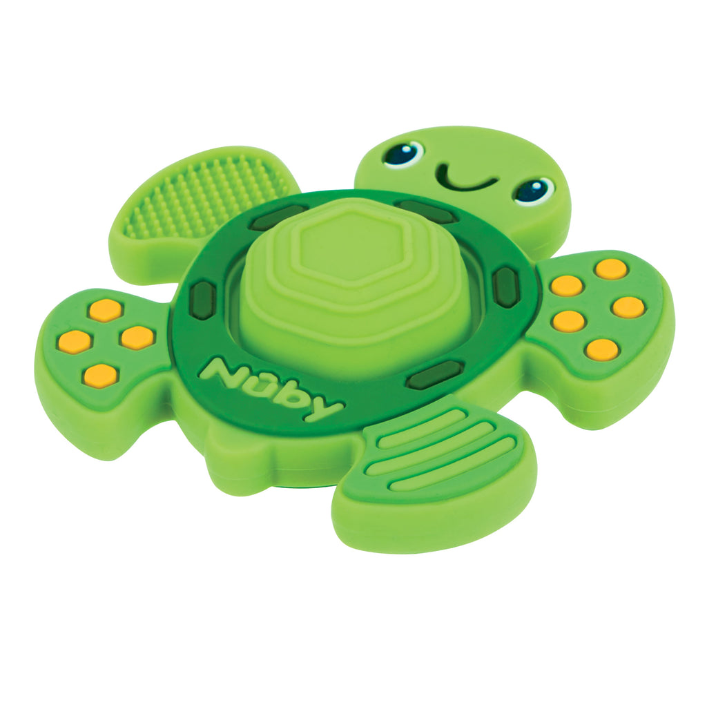 Teethe N' Pop Sensory Play Teether | Turtle (3OWH)