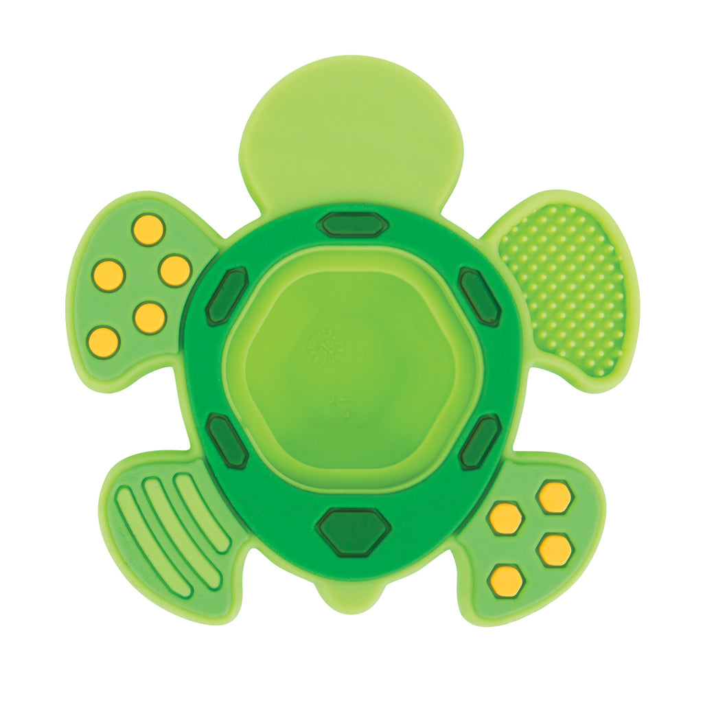 Teethe N' Pop Sensory Play Teether | Turtle (3OWH)
