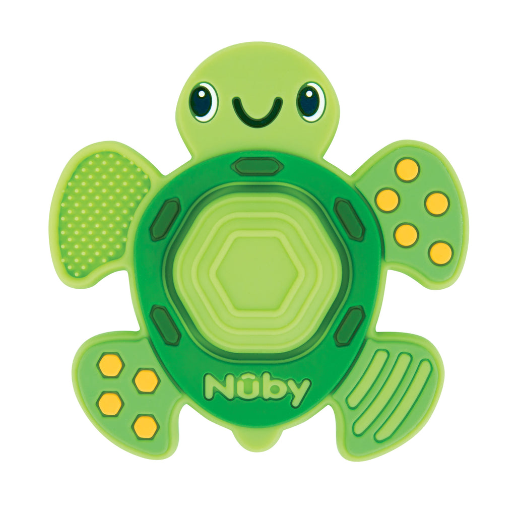 Teethe N' Pop Sensory Play Teether | Turtle (3OWH)