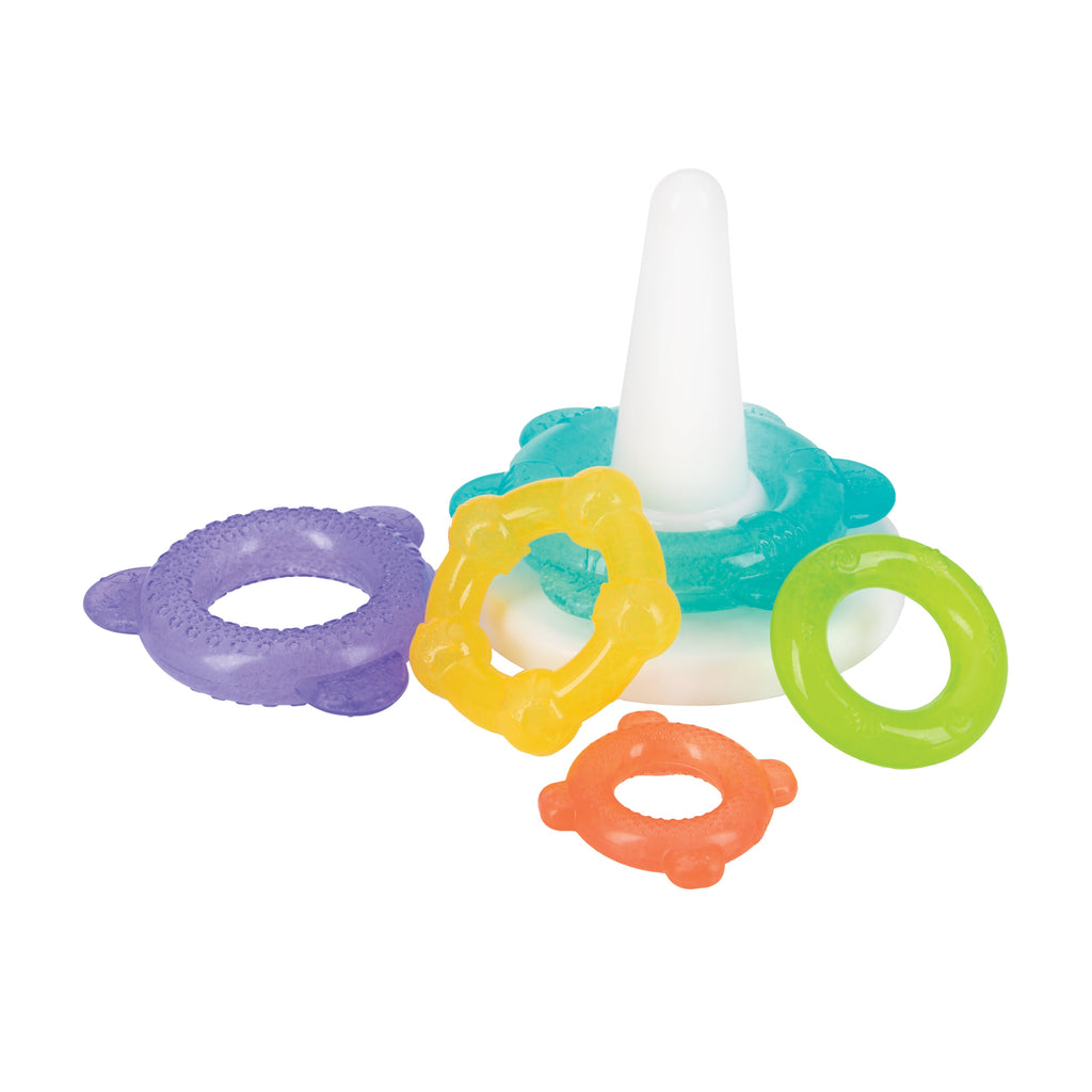 IcyBite Ocean Rings Teething and Stacking Toy (B13D)