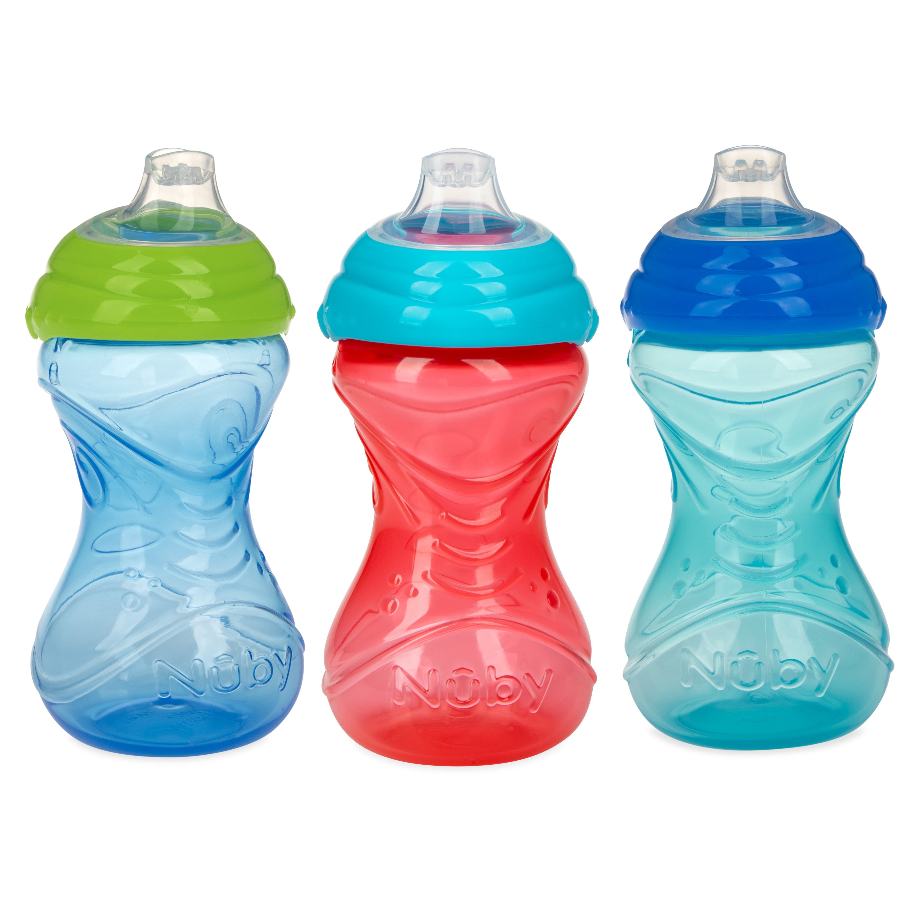 Clik-It Soft Spout Easy Grip Sippy Cup (3 Pack) (ZCLF)