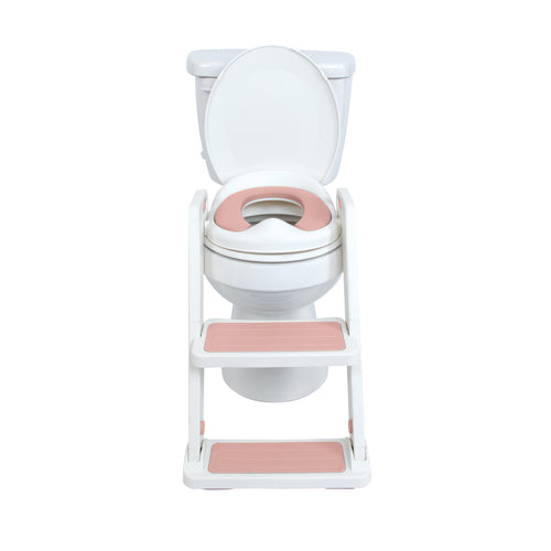All-in-One Potty Seat Topper with Ladder | Pink (8M1C)