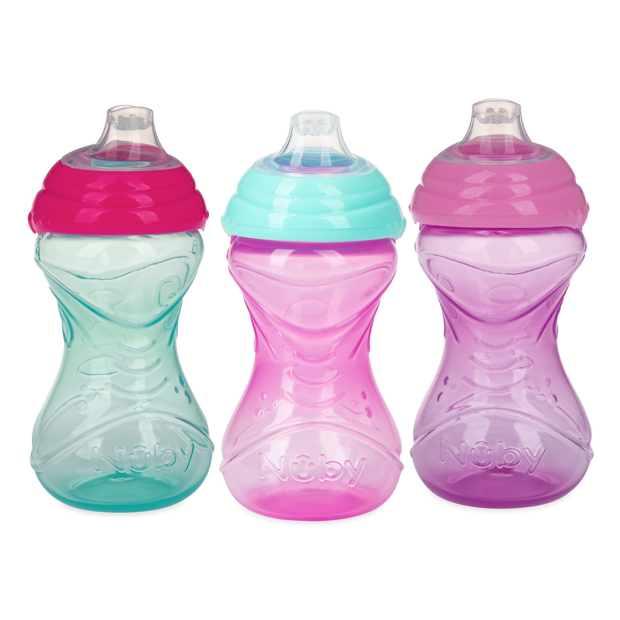 Clik-It Soft Spout Easy Grip Sippy Cup (3 Pack) (ZCLF)