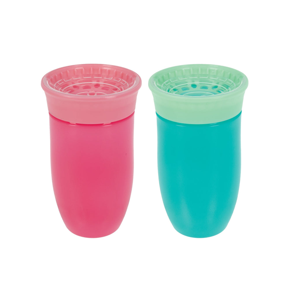 360 Wonder Cup (2 Pack - 10 oz) | Pink/Aqua (IMQS)