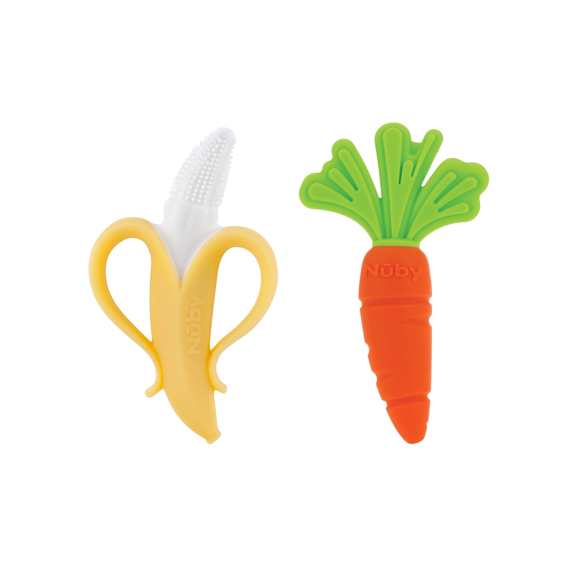 NanaNubs Gum Massager and Carrot Teether Set (0OO4)