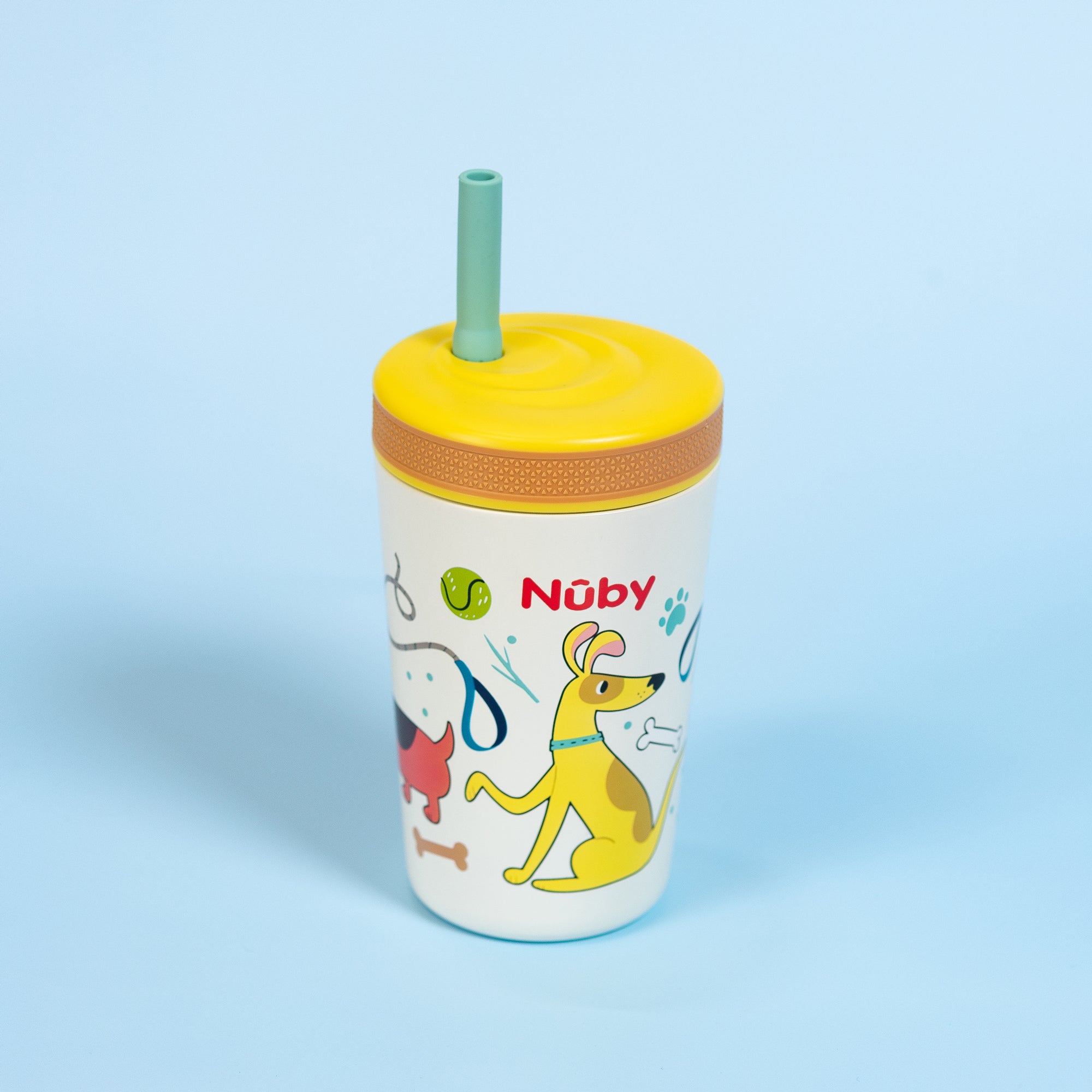 Thirsty Kids Flexstraw Stainless Steel Cup | Dogs (PN9D)