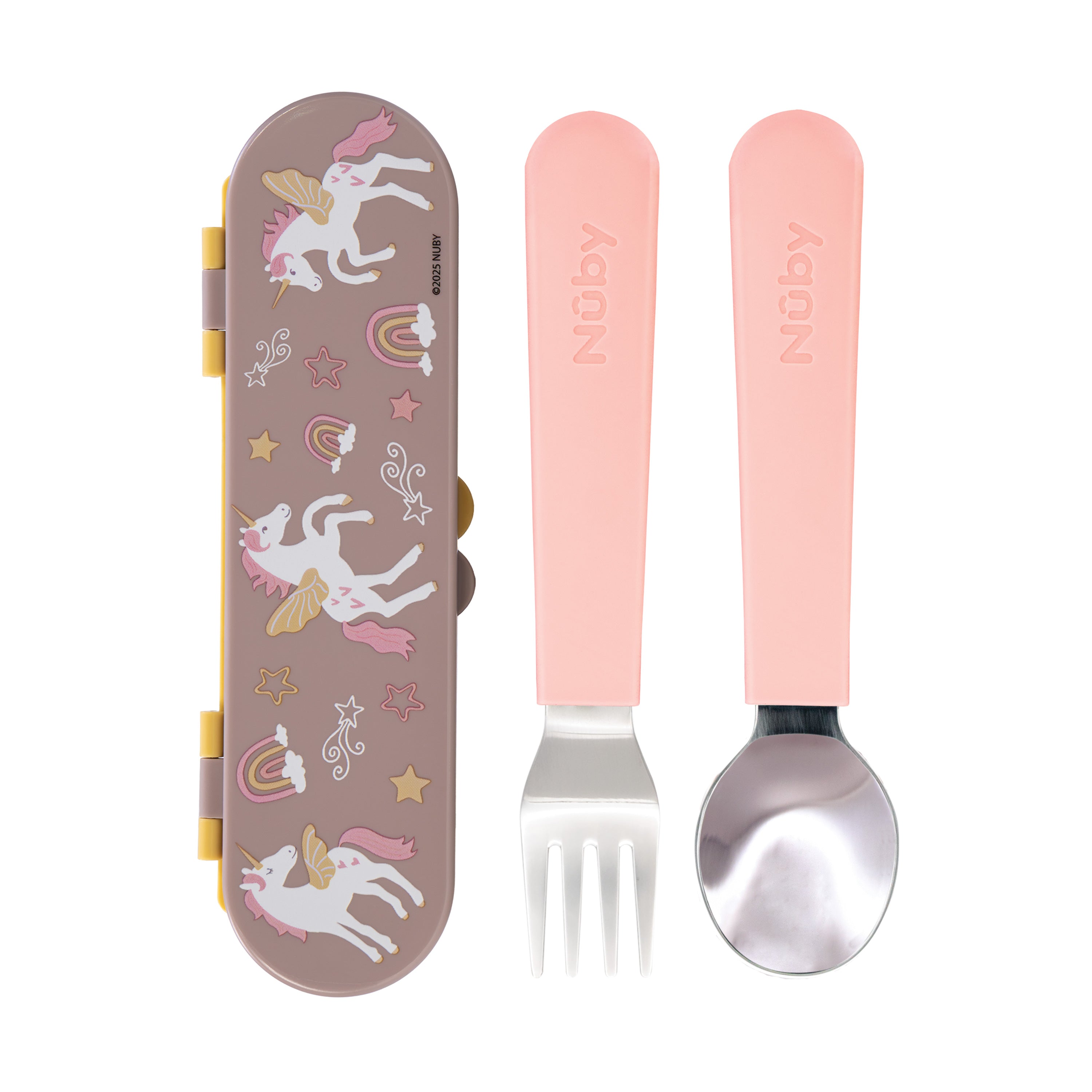 Stainless Steel Toddler Utensil Set | Unicorn (QRDH)