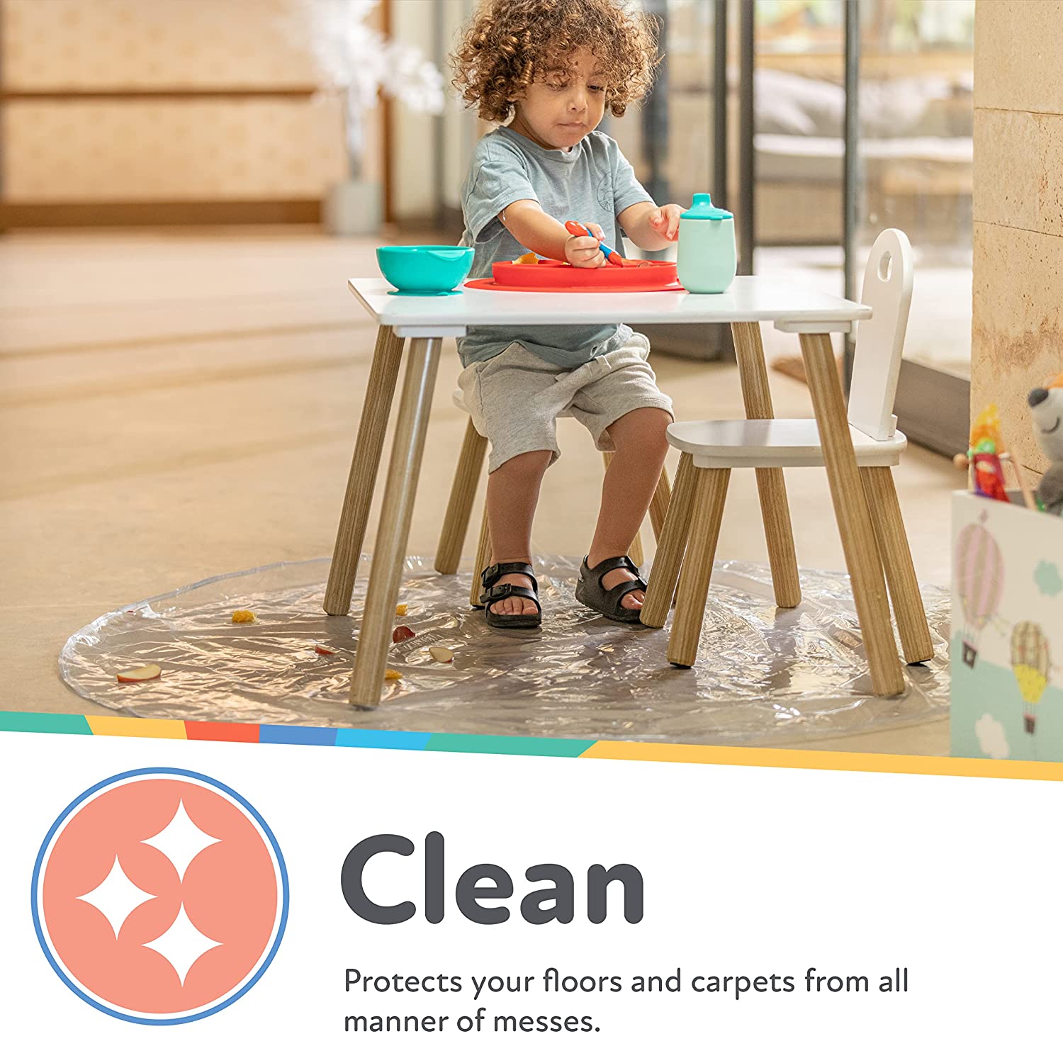 No-Mess Mealtime Floor Mat (VKZO)