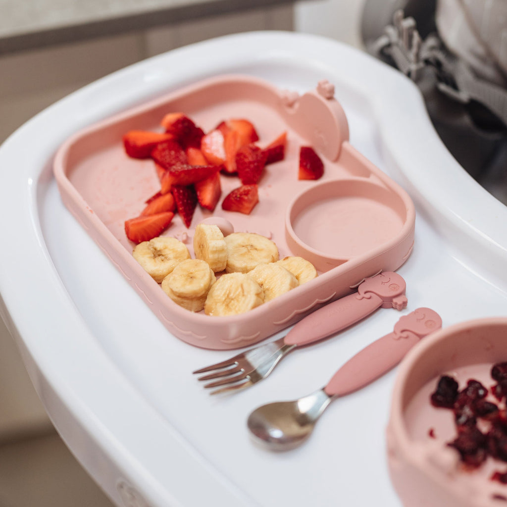 Animal Friends Silicone & Stainless Steel Utensils (MCMJ)