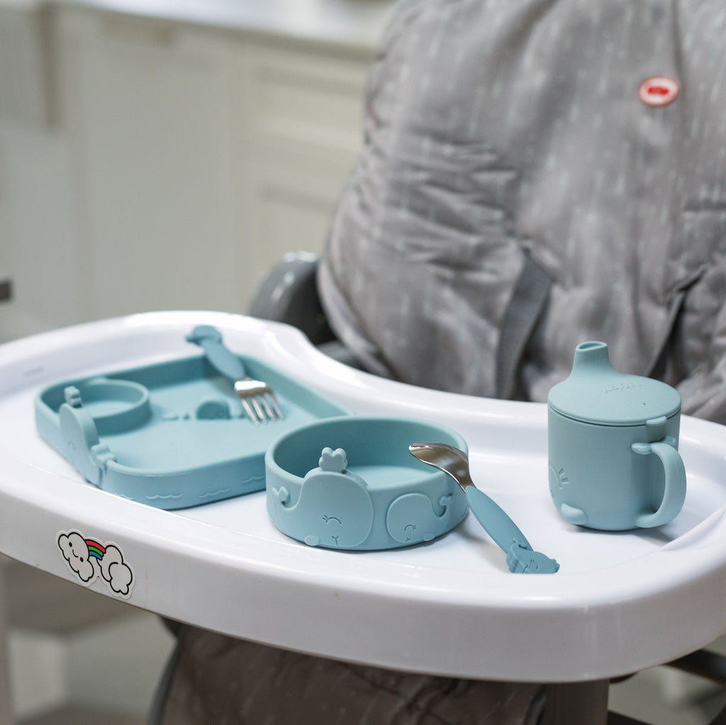 Animal Friends Silicone & Stainless Steel Utensils (MCMJ)