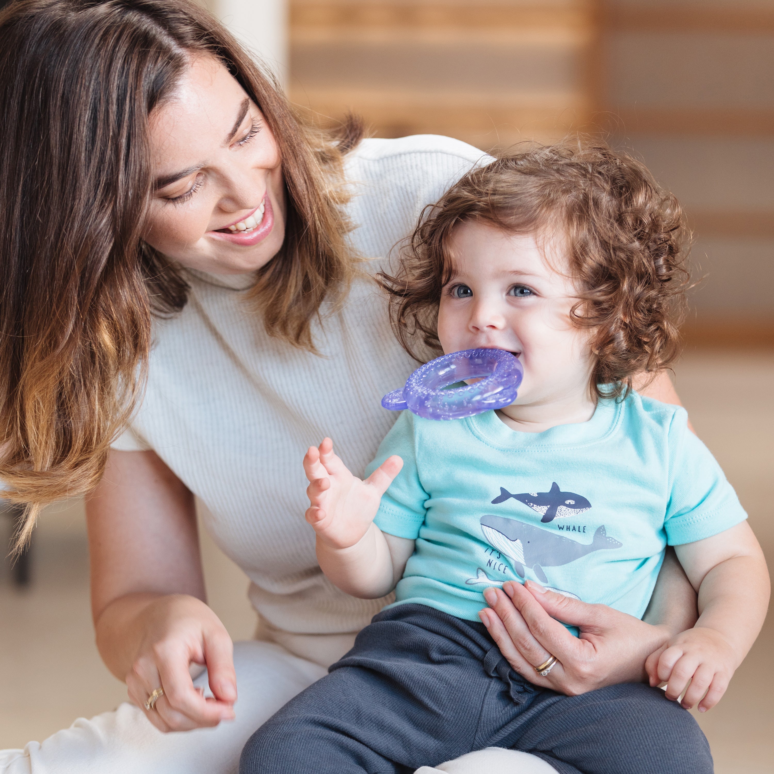 IcyBite Ocean Rings Teething and Stacking Toy (B13D)