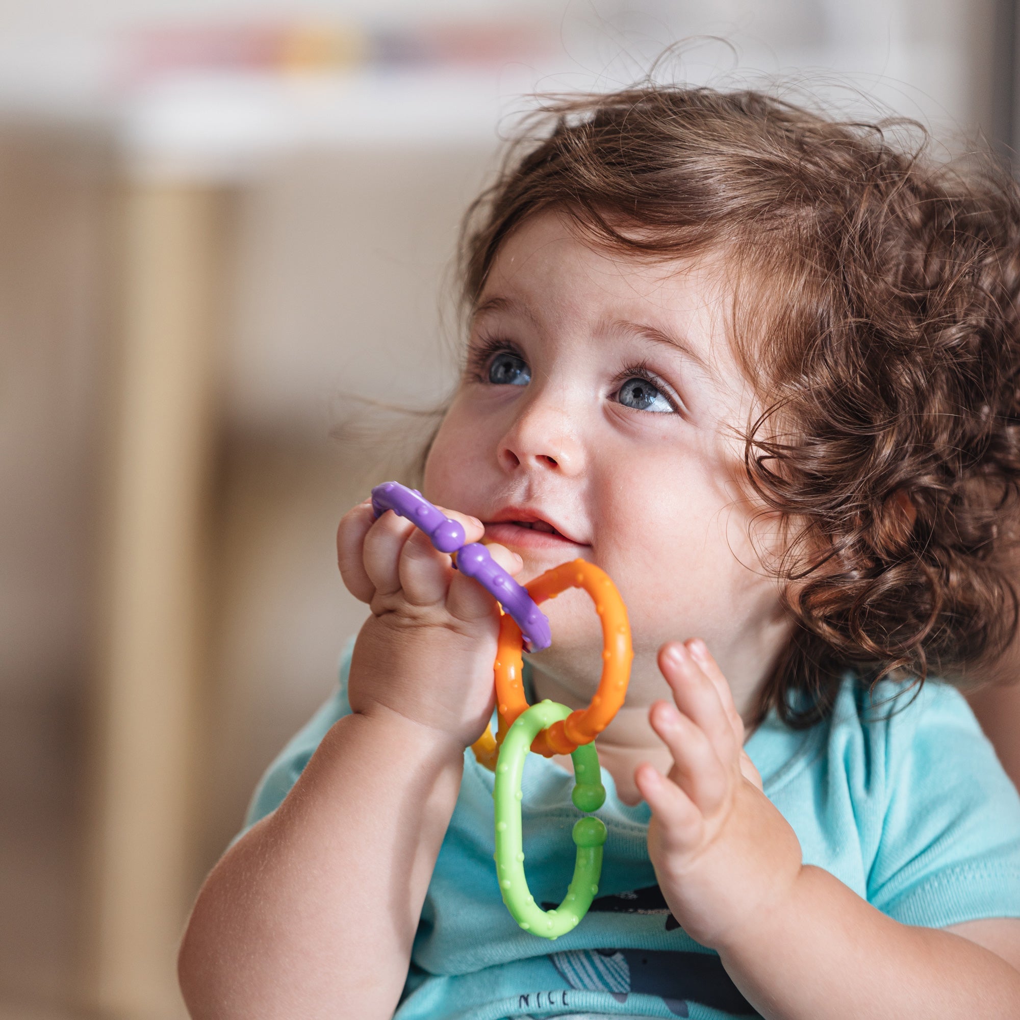 Linkables Teething Toys - Primary Colors - 18 pack (BIHH)