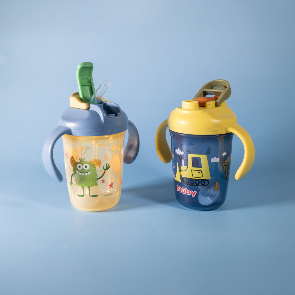 2-in-1 Toddler Cup (2 Pack) | Tractors & Monsters (H1I7)