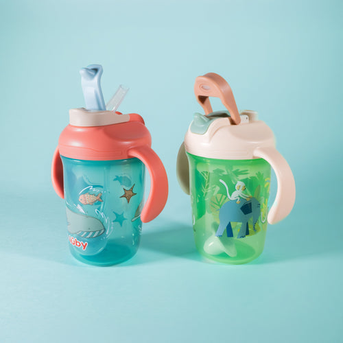2-in-1 Toddler Cup (2 Pack) | Jungle & Ocean (WYSF)