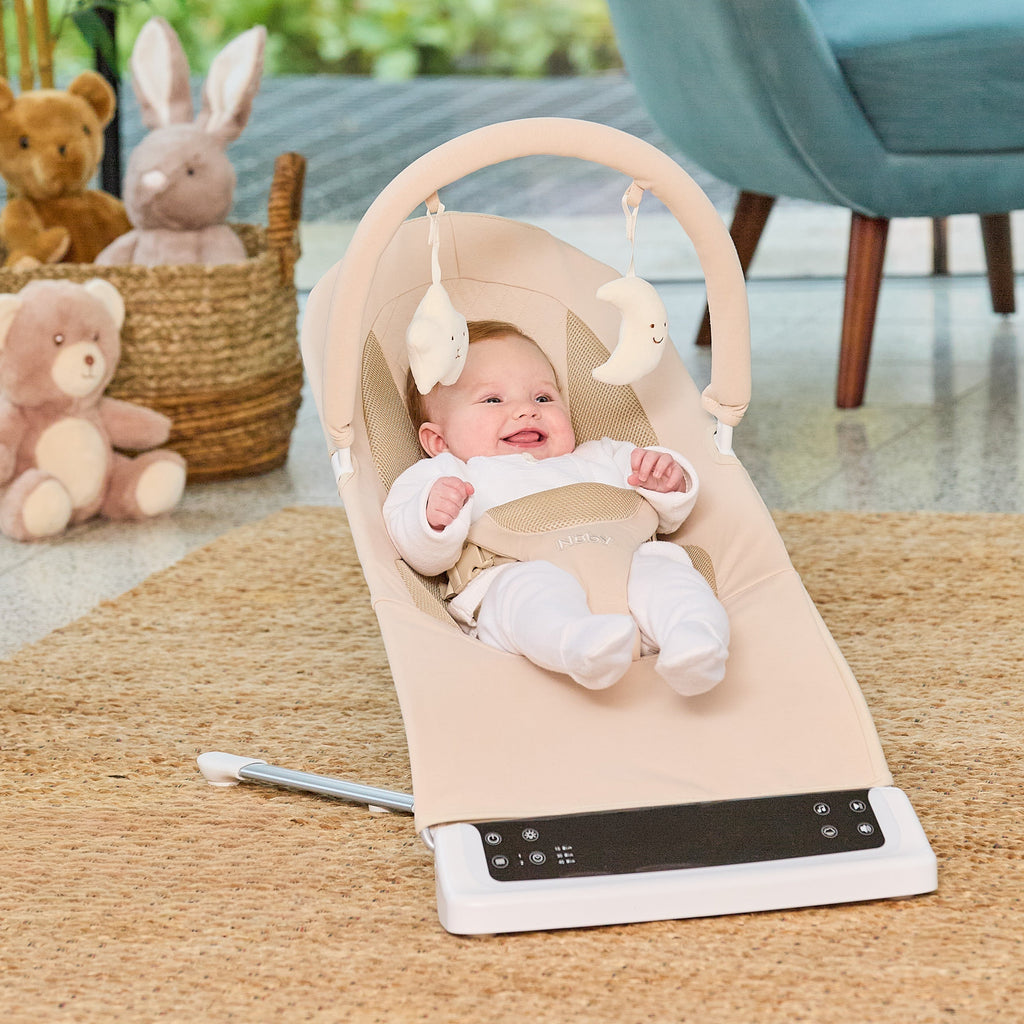 Deluxe Baby Bouncer Seat | Khaki (4HH0)