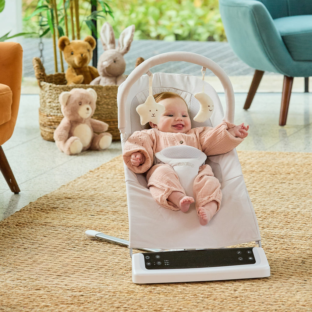 Deluxe Baby Bouncer Seat | Beige (6VD2)