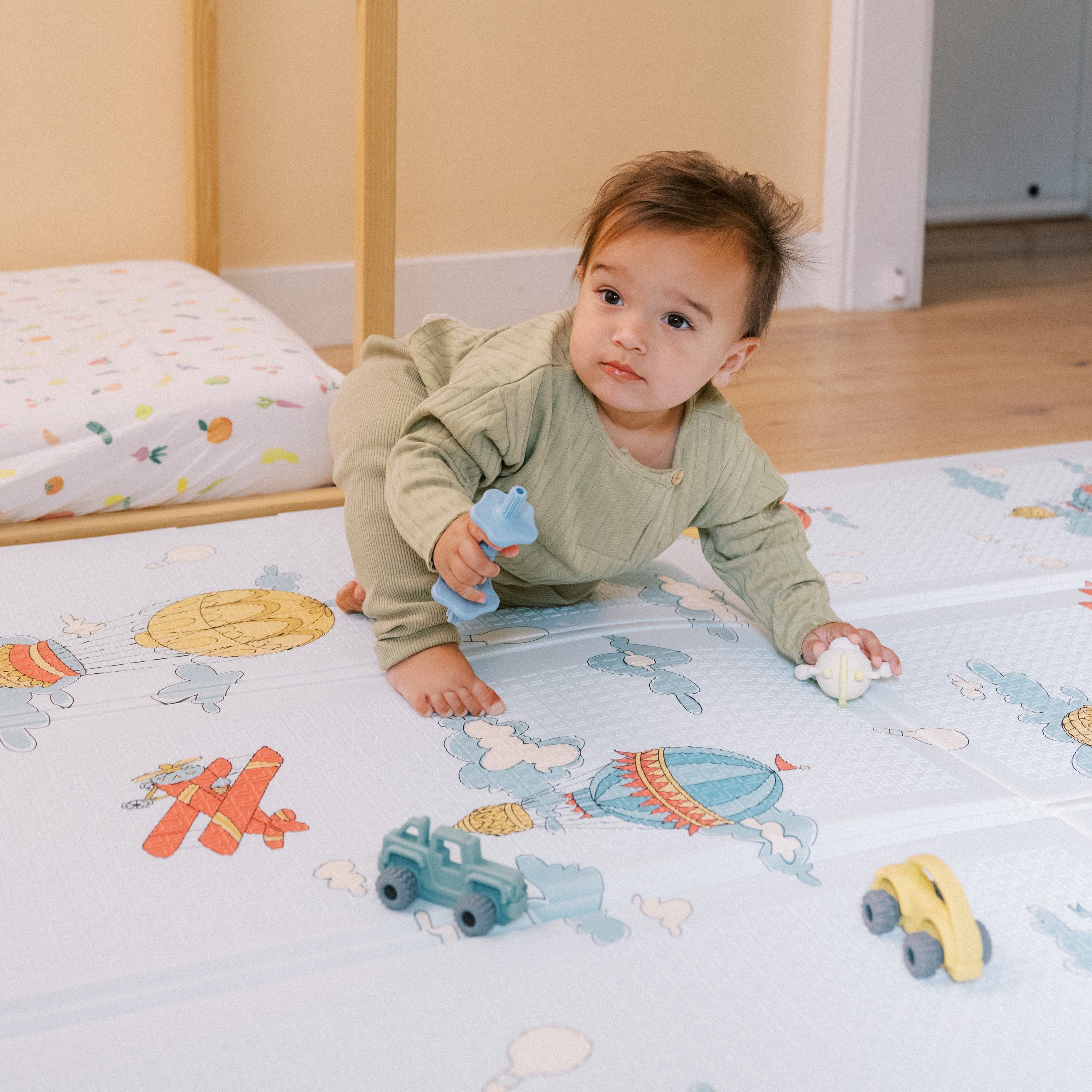 Reversible Floor Mat | Hot Air Balloons (JDC3)