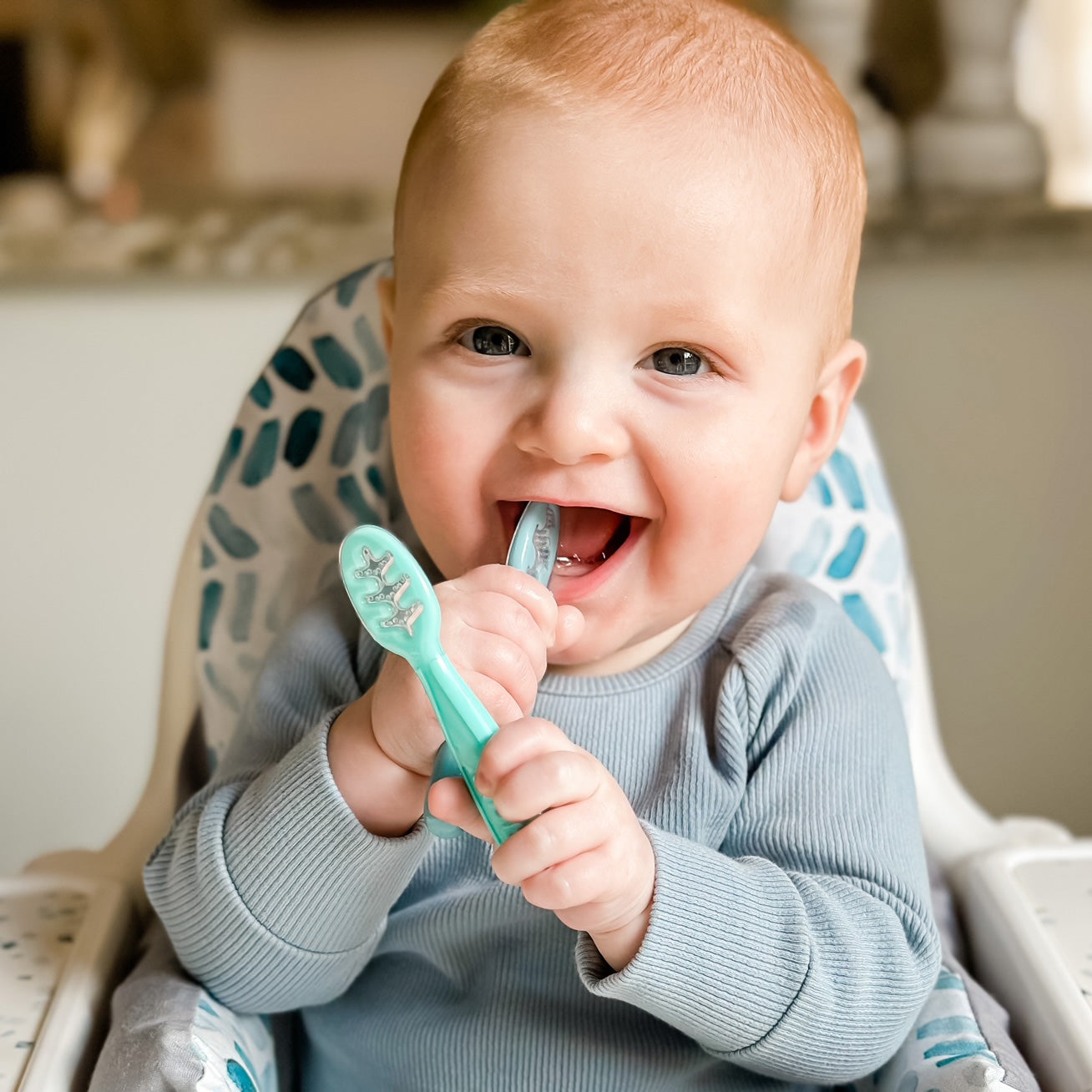 Baby's First Spoons | Green, Red, & Blue (6KN3)