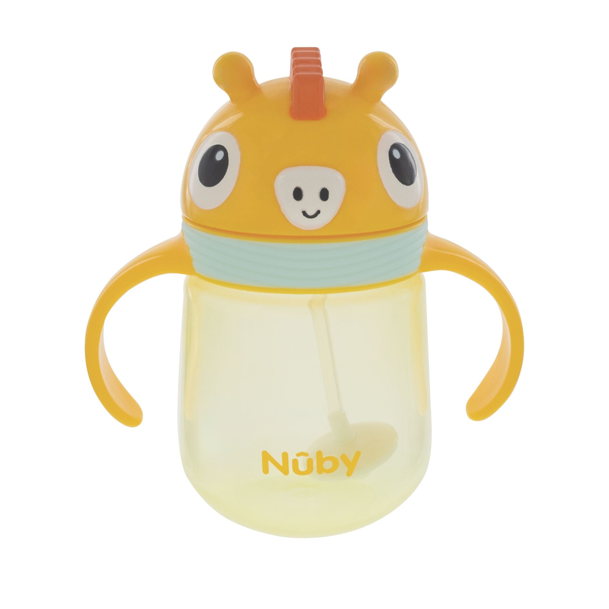 Clik-It Silicone Straw Trainer Cup | Giraffe (BFSR)