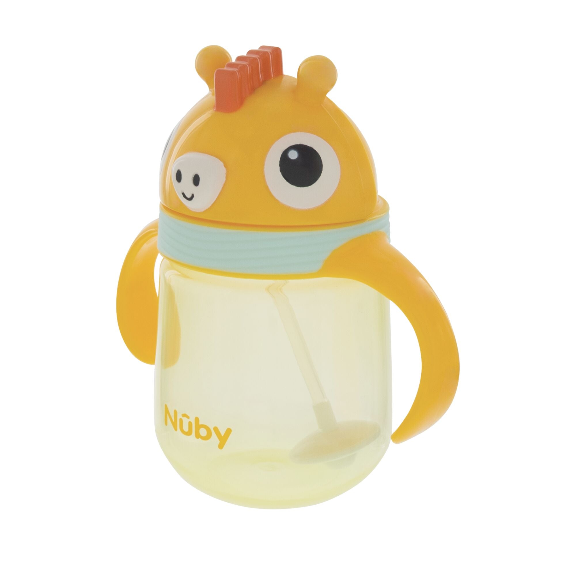 Clik-It Silicone Straw Trainer Cup | Giraffe (BFSR)
