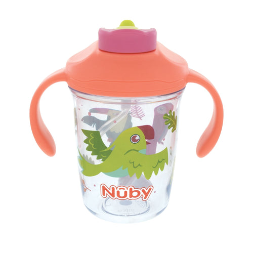2-Handle Multi-Function Flip-It Cup | Tropical Birds (1JZ6)