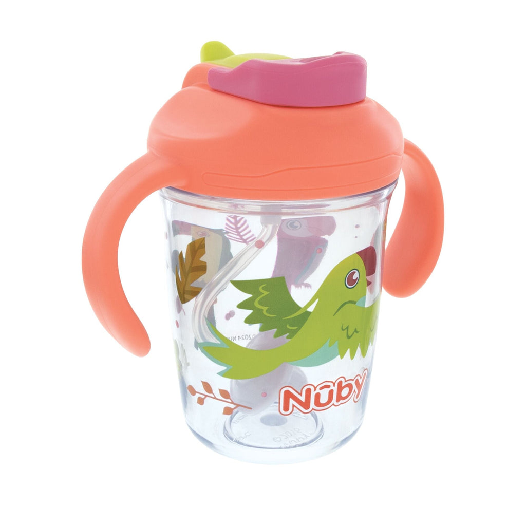 2-Handle Multi-Function Flip-It Cup | Tropical Birds (1JZ6)