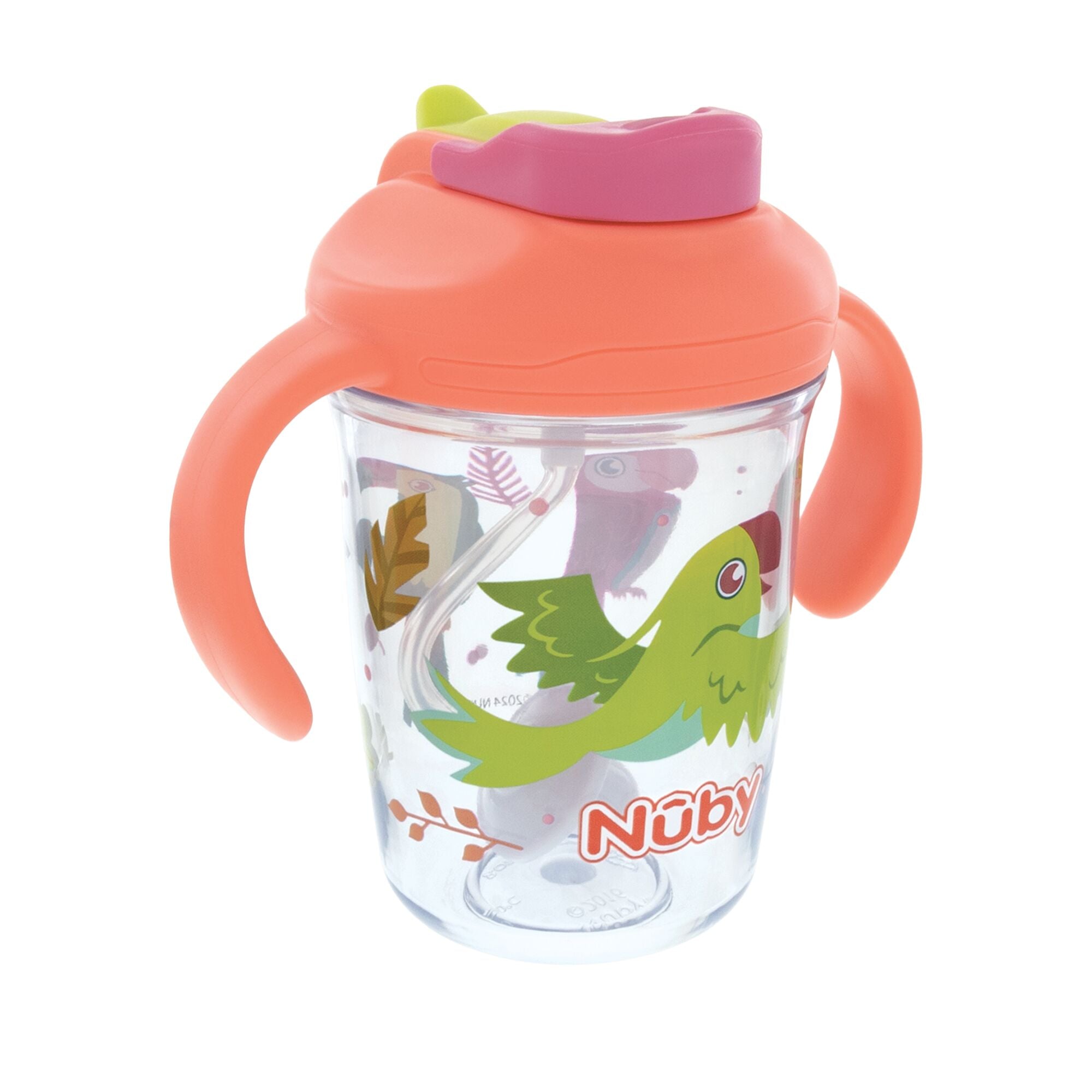 2-Handle Multi-Function Flip-It Cup | Tropical Birds (1JZ6)