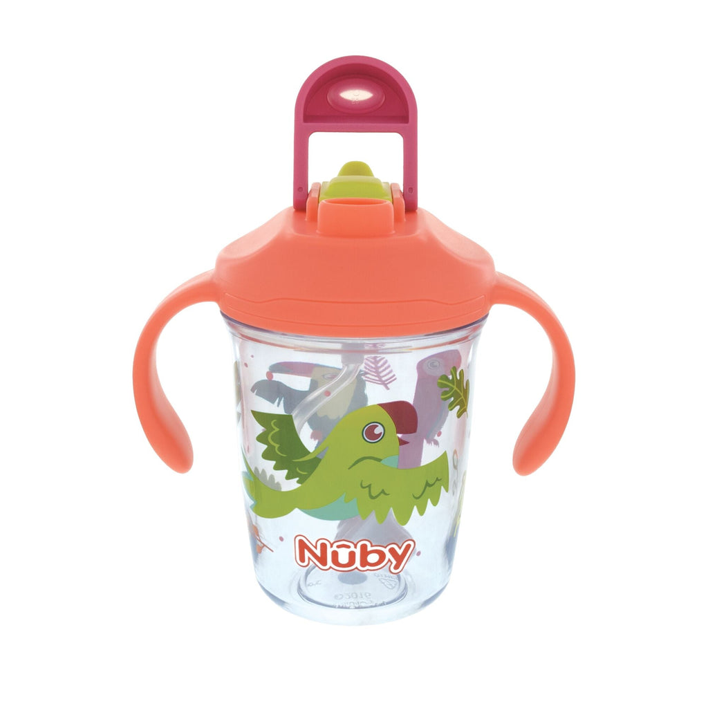 2-Handle Multi-Function Flip-It Cup | Tropical Birds (1JZ6)