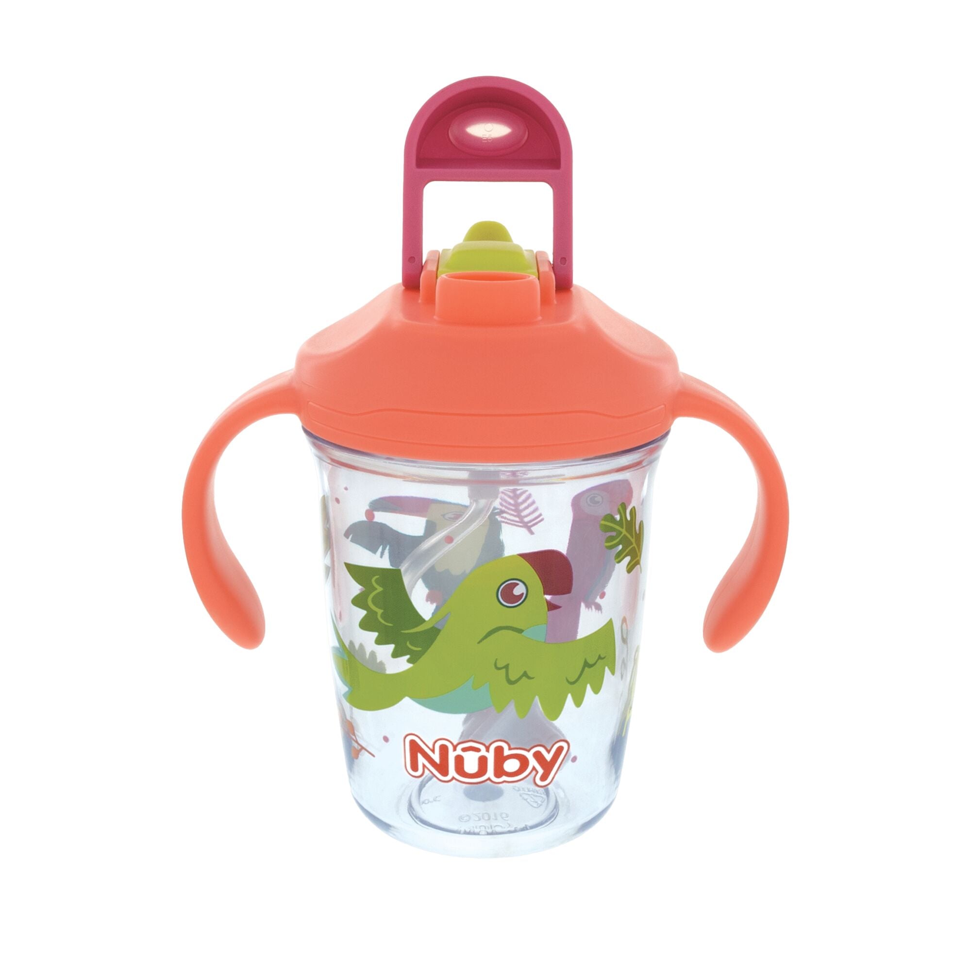 2-Handle Multi-Function Flip-It Cup | Tropical Birds (1JZ6)