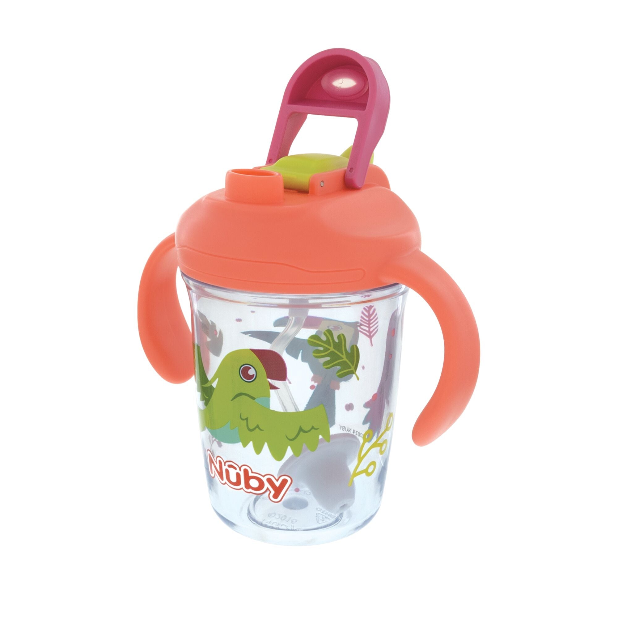 2-Handle Multi-Function Flip-It Cup | Tropical Birds (1JZ6)